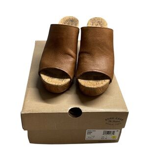 Kork-Ease Brown Leather Sandals